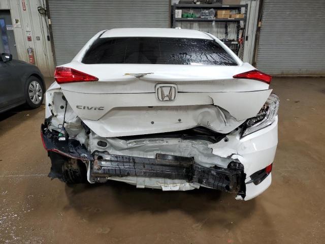 19XFC2F66KE022877 - 2019 HONDA CIVIC LX WHITE photo 6