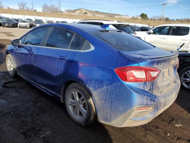 1G1BE5SM7G7233438 - 2016 CHEVROLET CRUZE LT BLUE photo 2