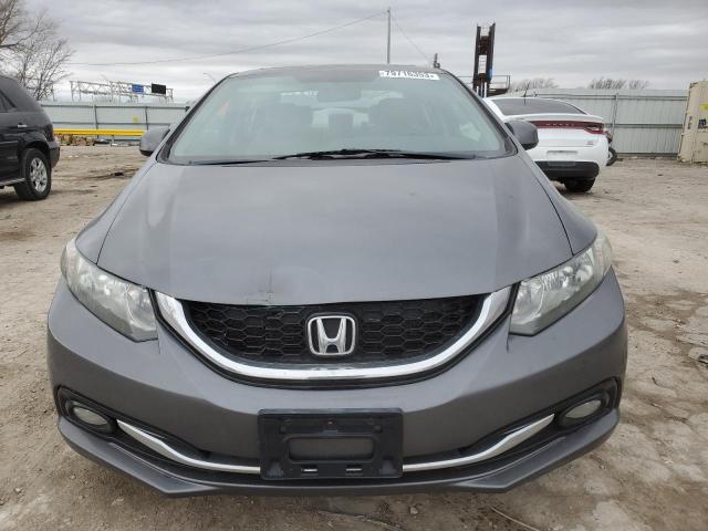 19XFB2F9XDE211323 - 2013 HONDA CIVIC EXL ნაცრისფერი ფოტო 5