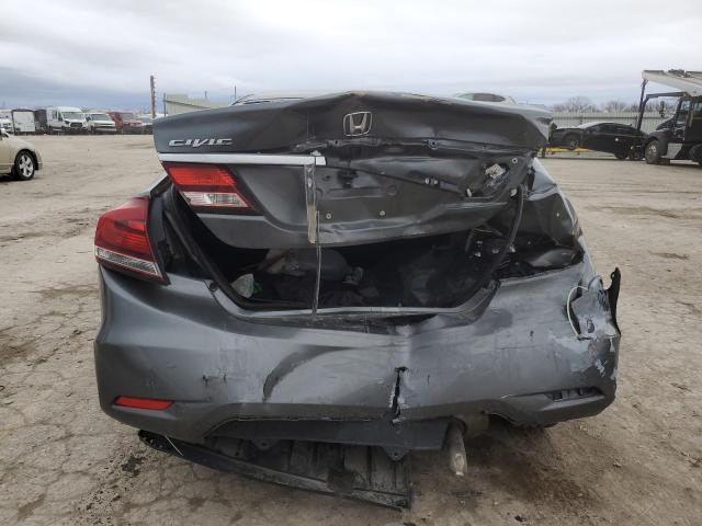 19XFB2F9XDE211323 - 2013 HONDA CIVIC EXL ნაცრისფერი ფოტო 6