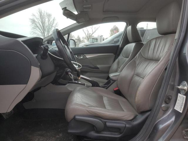 19XFB2F9XDE211323 - 2013 HONDA CIVIC EXL ნაცრისფერი ფოტო 7