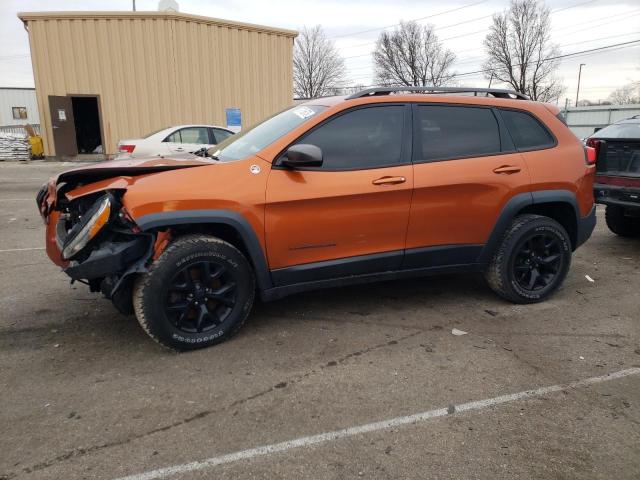 1C4PJMBS8GW240664 - 2016 JEEP CHEROKEE TRAILHAWK ORANGE photo 1