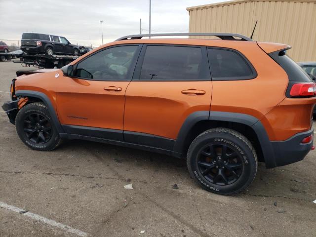 1C4PJMBS8GW240664 - 2016 JEEP CHEROKEE TRAILHAWK ORANGE photo 2