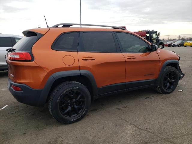 1C4PJMBS8GW240664 - 2016 JEEP CHEROKEE TRAILHAWK ORANGE photo 3