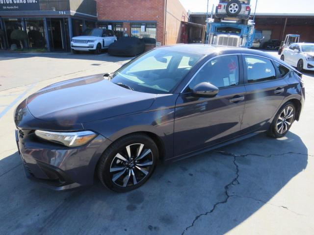 19XFL1H73NE014577 - 2022 HONDA CIVIC EXL ნაცრისფერი ფოტო 2