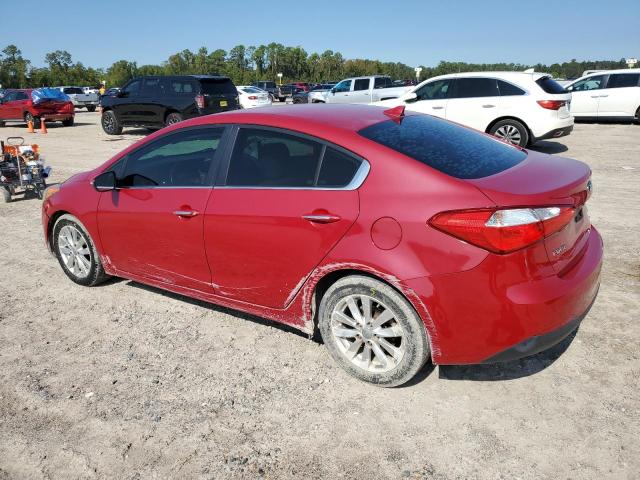 KNAFX4A81F5320163 - 2015 KIA FORTE EX RED photo 2