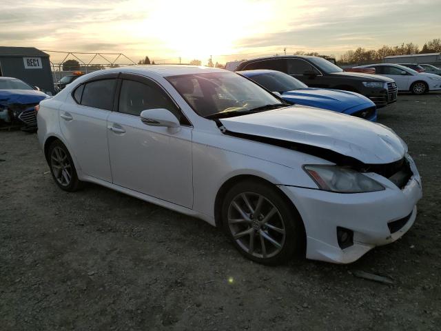 JTHBF5C28D5188744 - 2013 LEXUS IS 250 WHITE photo 4