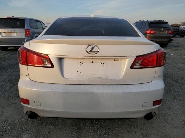 JTHBF5C28D5188744 - 2013 LEXUS IS 250 WHITE photo 6