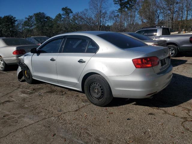 3VW2K7AJ2CM467065 - 2012 VOLKSWAGEN JETTA BASE SILVER photo 2