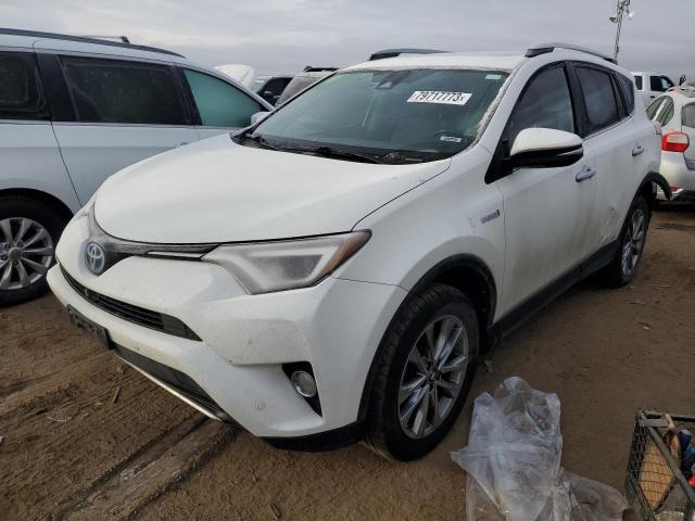 JTMDJREV7HD140297 - 2017 TOYOTA RAV4 HV LIMITED WHITE photo 1