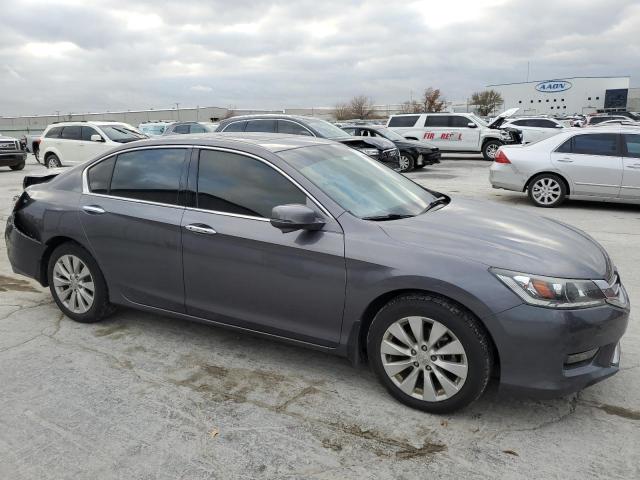 1HGCR3F86EA026865 - 2014 HONDA ACCORD EXL GRAY photo 4