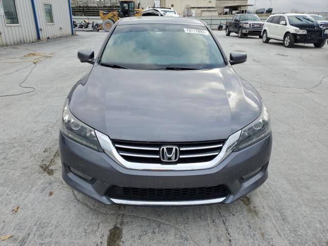 1HGCR3F86EA026865 - 2014 HONDA ACCORD EXL GRAY photo 5