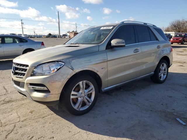 4JGDA5HBXCA016217 - 2012 MERCEDES-BENZ ML 350 4MATIC SILVER photo 1