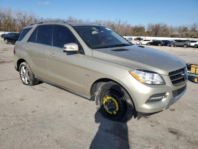 4JGDA5HBXCA016217 - 2012 MERCEDES-BENZ ML 350 4MATIC SILVER photo 4