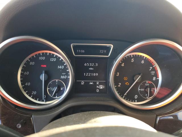 4JGDA5HBXCA016217 - 2012 MERCEDES-BENZ ML 350 4MATIC SILVER photo 9