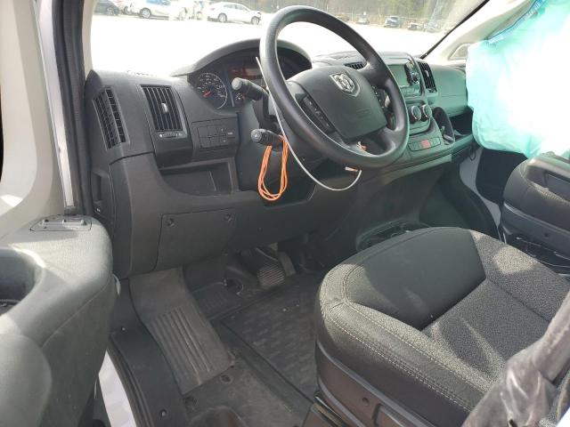 3C6LRVDG1ME523944 - 2021 RAM PROMASTER 2500 HIGH WHITE photo 8