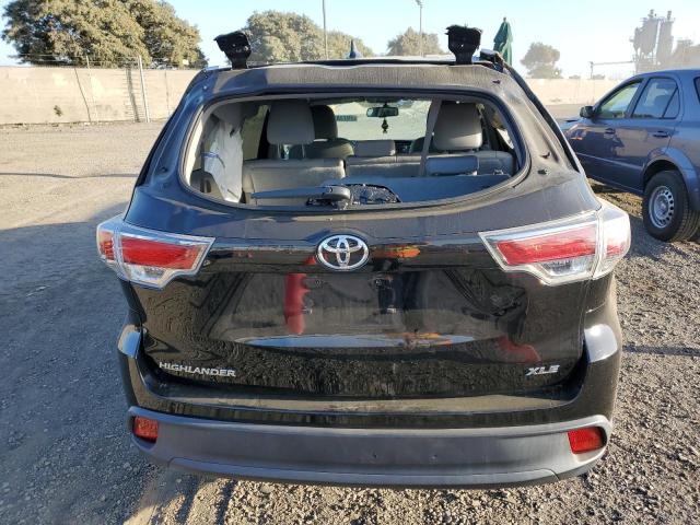 5TDKKRFH0GS150881 - 2016 TOYOTA HIGHLANDER XLE BLACK photo 6
