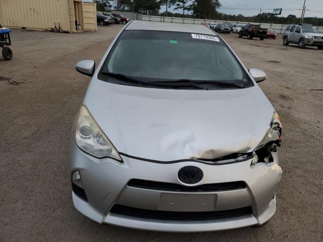 JTDKDTB36E1564145 - 2014 TOYOTA PRIUS C SILVER photo 5