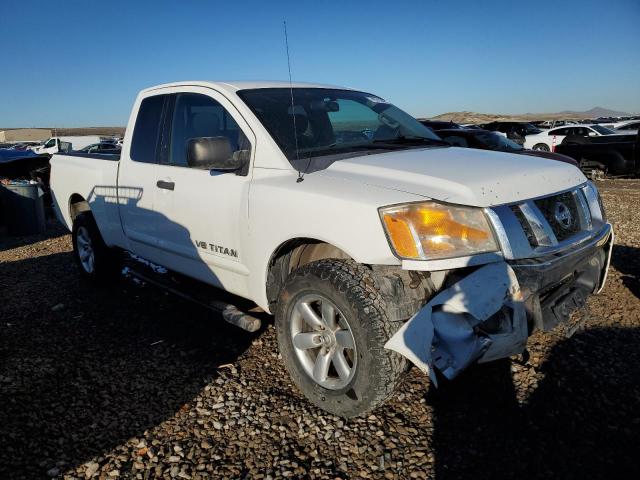 1N6AA0CC1CN311979 - 2012 NISSAN TITAN S WHITE photo 4