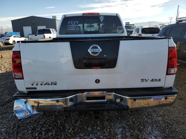 1N6AA0CC1CN311979 - 2012 NISSAN TITAN S WHITE photo 6