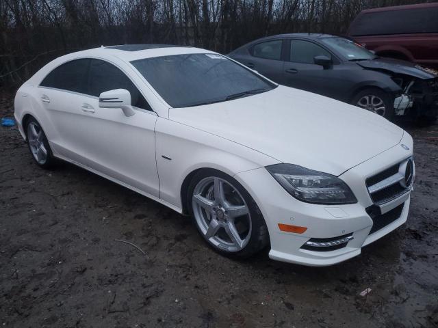 WDDLJ9BB7CA056180 - 2012 MERCEDES-BENZ CLS 550 4MATIC WHITE photo 4