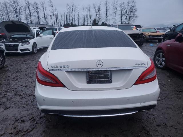 WDDLJ9BB7CA056180 - 2012 MERCEDES-BENZ CLS 550 4MATIC WHITE photo 6