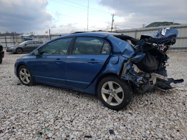 1HGFA16828L031899 - 2008 HONDA CIVIC EX BLUE photo 2