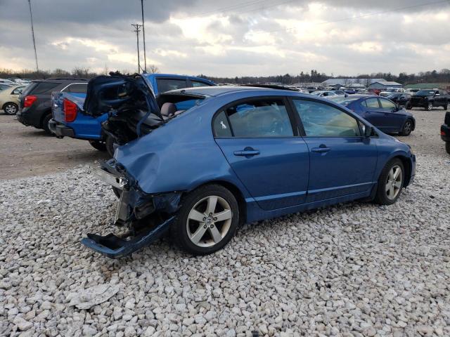 1HGFA16828L031899 - 2008 HONDA CIVIC EX BLUE photo 3