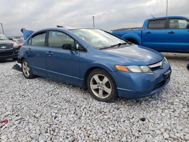 1HGFA16828L031899 - 2008 HONDA CIVIC EX BLUE photo 4