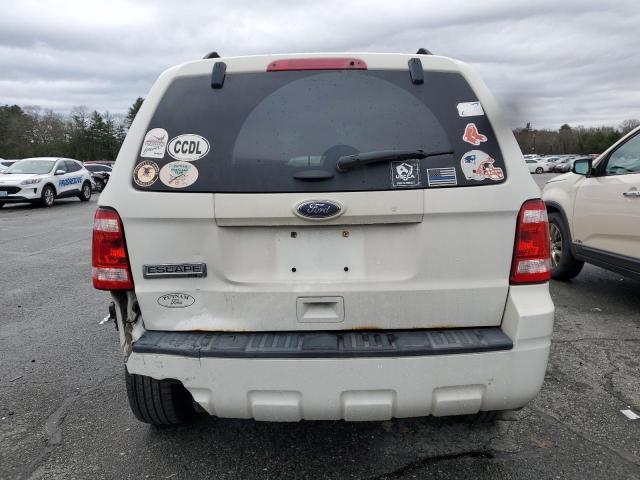 1FMCU9D78BKC58346 - 2011 FORD ESCAPE XLT WHITE photo 6