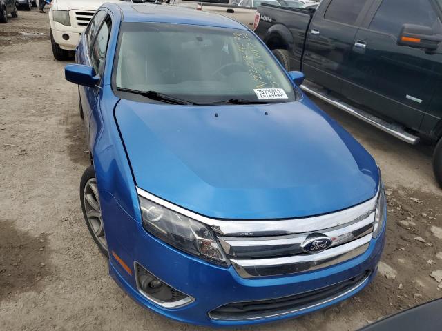 3FAHP0HA4CR353847 - 2012 FORD FUSION SE BLUE photo 5