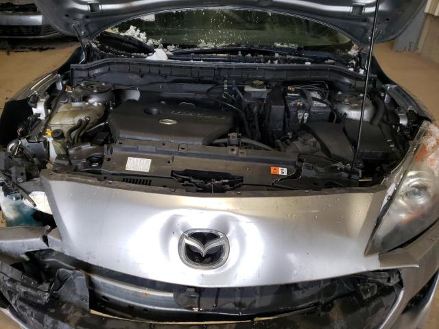 JM1BL1UF6C1682711 - 2012 MAZDA 3 I SILVER photo 11