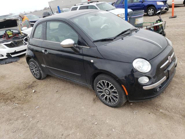 3C3CFFCR2CT237318 - 2012 FIAT 500 LOUNGE BLACK photo 4