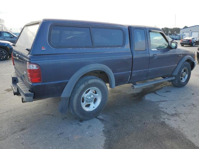 1FTZR15E11PA69540 - 2001 FORD RANGER SUPER CAB BLUE photo 3