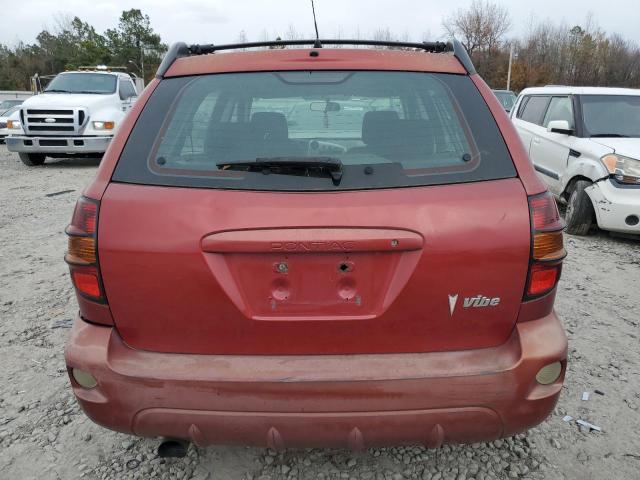 5Y2SL62824Z426702 - 2004 PONTIAC VIBE RED photo 6