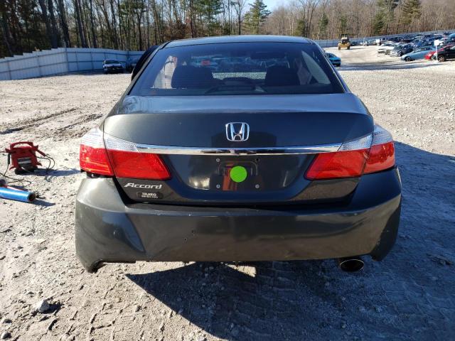 1HGCR2F37FA002543 - 2015 HONDA ACCORD LX GRAY photo 6