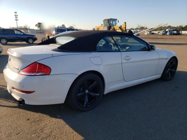 WBAEB5C50AC224886 - 2010 BMW 650 I WHITE photo 3