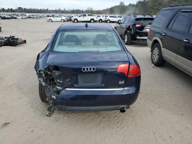 WAUDH78E26A198762 - 2006 AUDI A4 3.2 QUATTRO BLUE photo 6