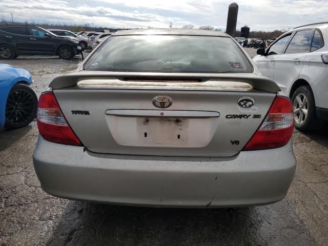 4T1BA32K54U027355 - 2004 TOYOTA CAMRY SE SILVER photo 6