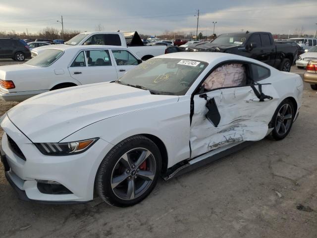 1FA6P8AM3F5315981 - 2015 FORD MUSTANG WHITE photo 1