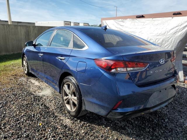 5NPE34AF0KH820639 - 2019 HYUNDAI SONATA LIMITED BLUE photo 2