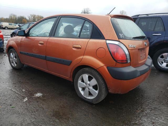 KNADE163276195193 - 2007 KIA RIO 5 SX ORANGE photo 2