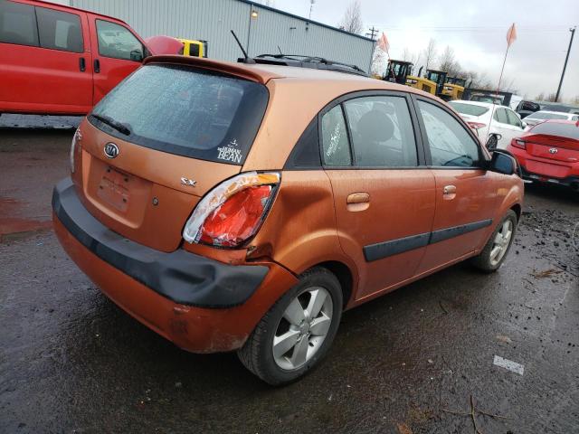 KNADE163276195193 - 2007 KIA RIO 5 SX ORANGE photo 3