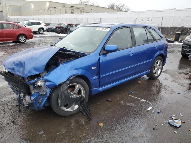 JM1BJ245031212466 - 2003 MAZDA PROTEGE PR5 BLUE photo 1