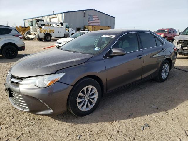 4T4BF1FK5GR535528 - 2016 TOYOTA CAMRY LE GRAY photo 1
