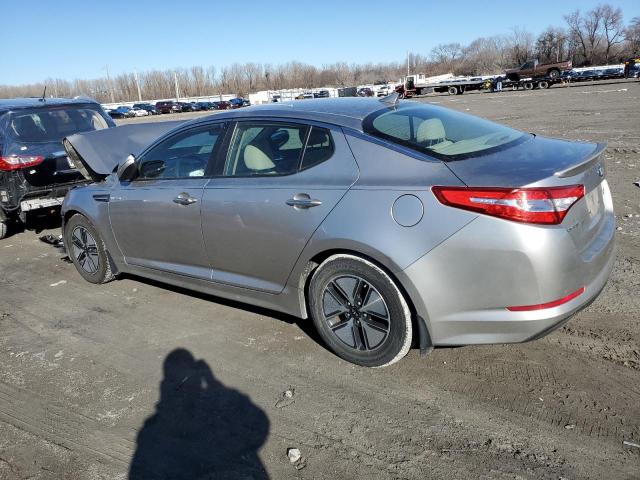 KNAGM4AD8D5053742 - 2013 KIA OPTIMA HYBRID SILVER photo 2