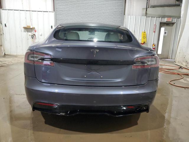 5YJSA1E57MF429465 - 2021 TESLA MODEL S GRAY photo 6