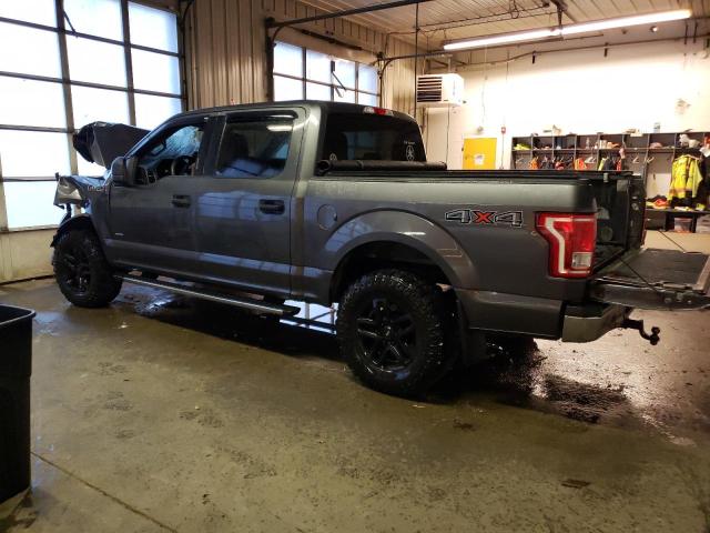 1FTEW1EP8FFC08858 - 2015 FORD F150 SUPERCREW GRAY photo 2