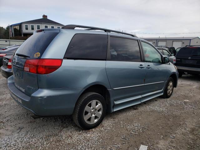 5TDZA23C14S078196 - 2004 TOYOTA SIENNA CE BLUE photo 3