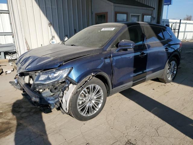 2LMPJ8LR4HBL22767 - 2017 LINCOLN MKX RESERVE BLUE photo 1